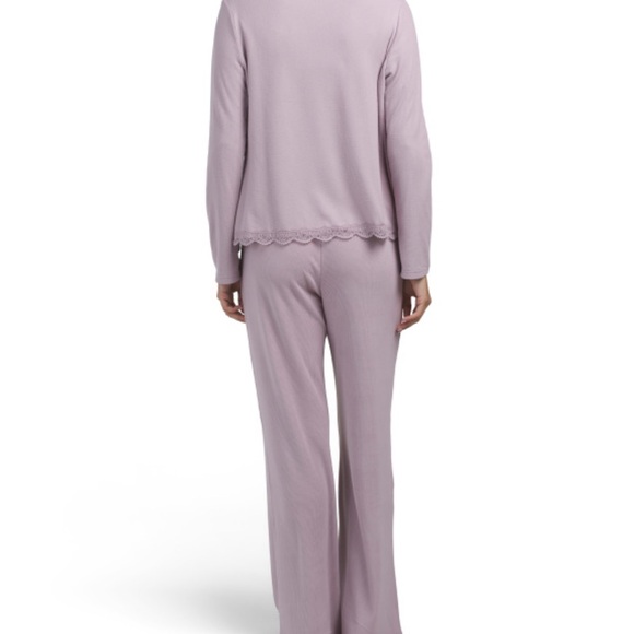 DANSKIN 3pc Bralette Cardigan And Pants Set - Picture 2 of 3